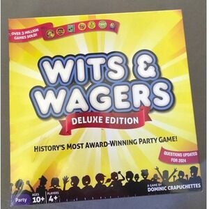 North Star Games Wits & Wagers Deluxe Edition Party Game Yellow Updated 2024